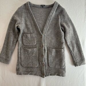 Steven Alan Gray Wool Cardigan Sweater